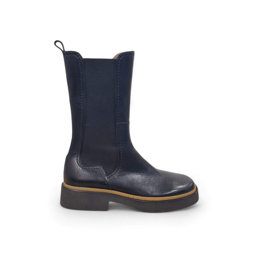 Viola Ricci Alice - Stivale beatles in pelle nera Soddisfazione Garantita
