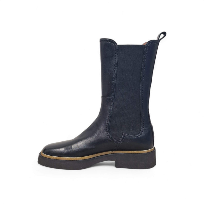 Viola Ricci Alice - Stivale beatles in pelle nera Soddisfazione Garantita
