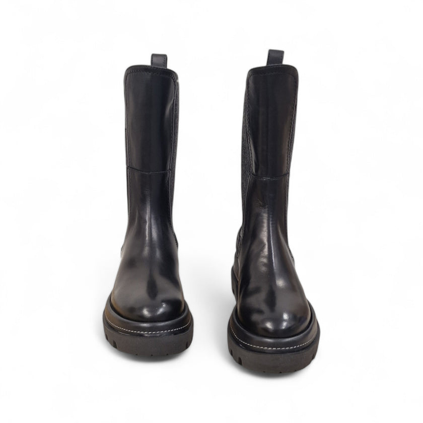 Viola Ricci Gio - Stivale beatles in pelle nera Saldi