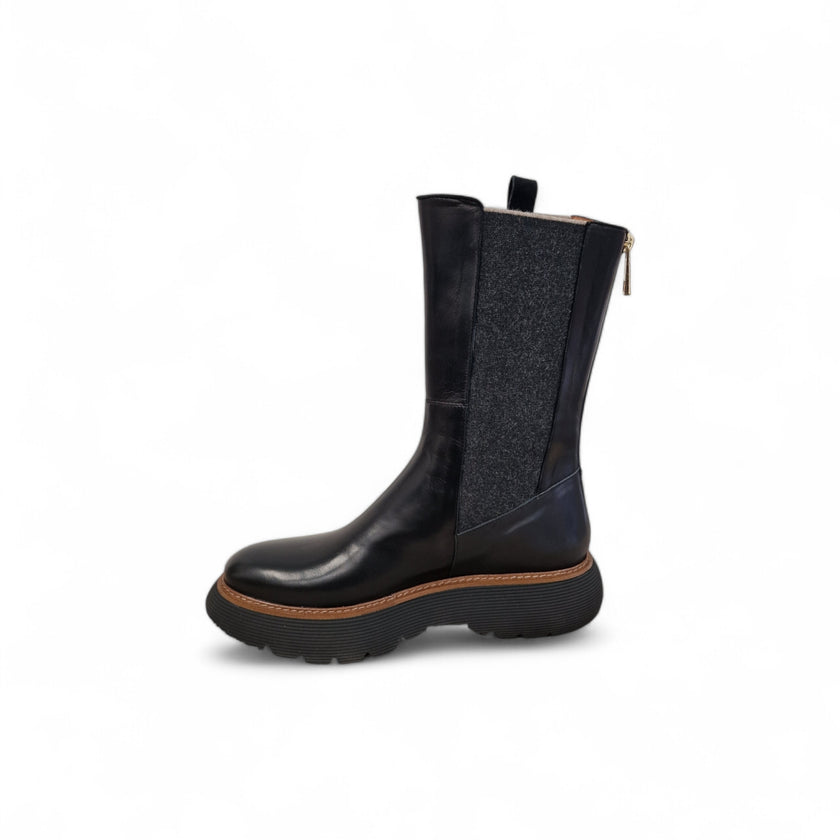 Viola Ricci Gio - Stivale in pelle Nero - Kombat Offerte