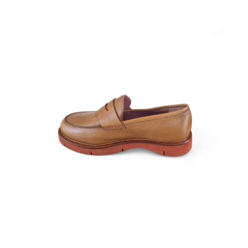 Viola Ricci Polly - mocassino in pelle - col. cuoio 2025