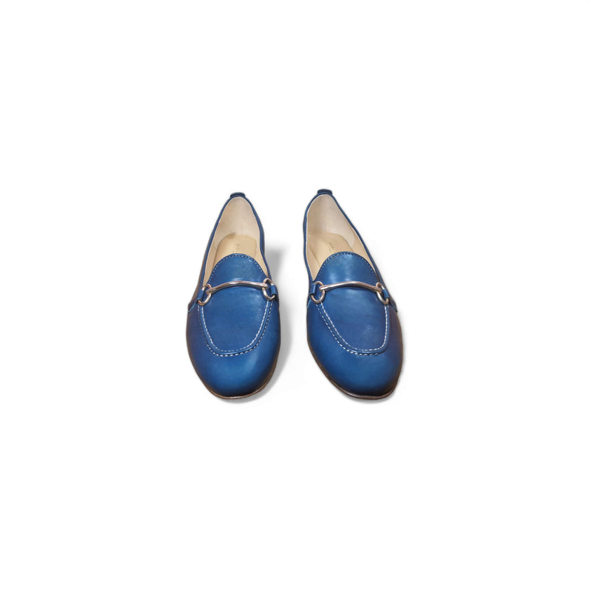 Viola Ricci Zil - slip on pelle bleu' navy Italia