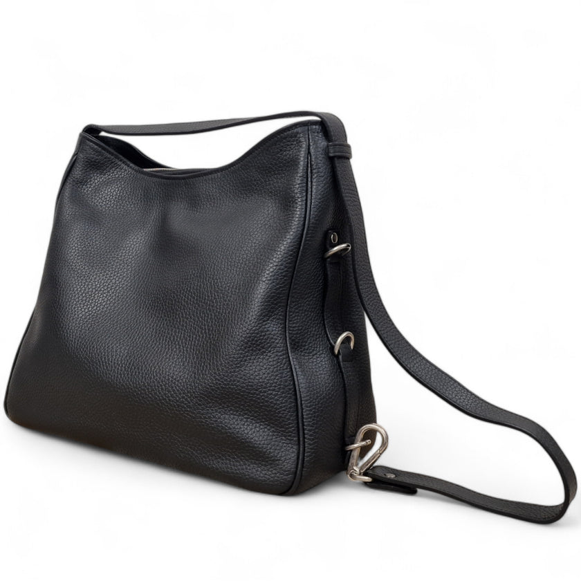Viola Ricci West - Borsa in pelle nera Spedizione Gratuita