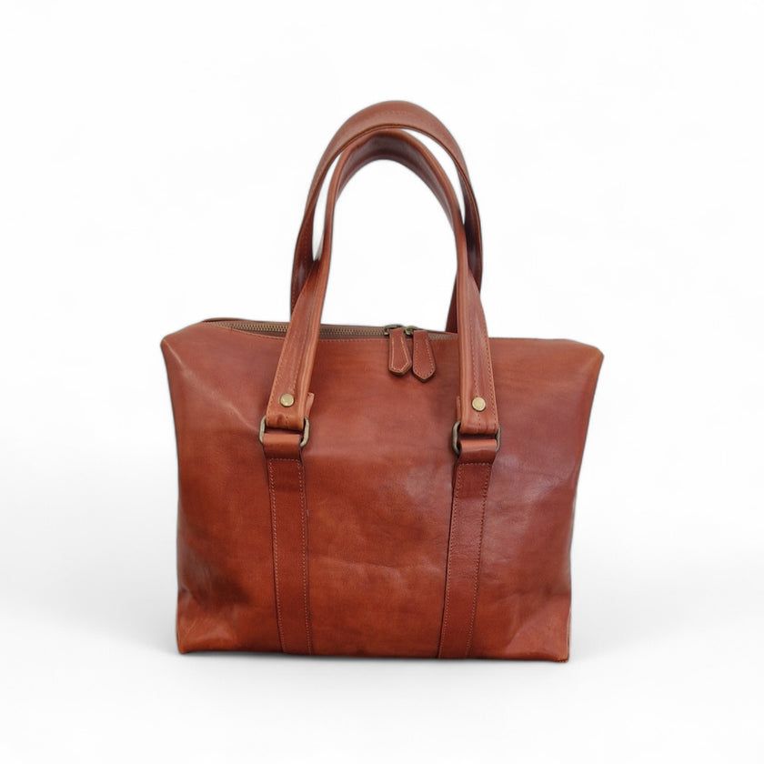 Viola Ricci Mail - Borsa in pelle rhum Qualità Garantita