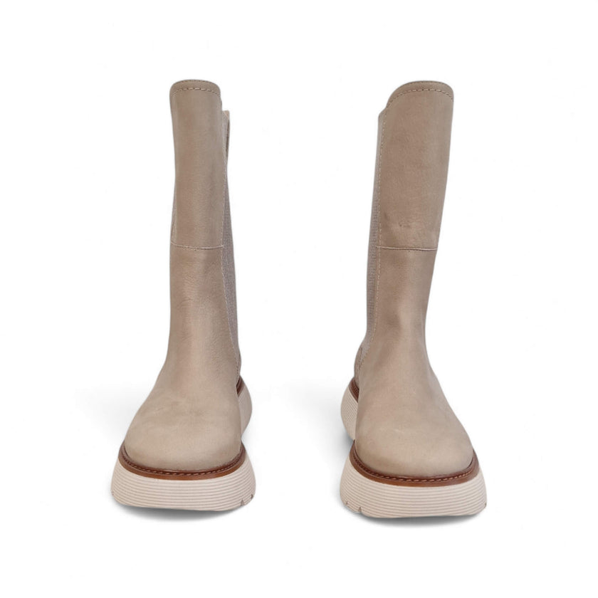 Viola Ricci Sally - Stivale in pelle beige Convenienza
