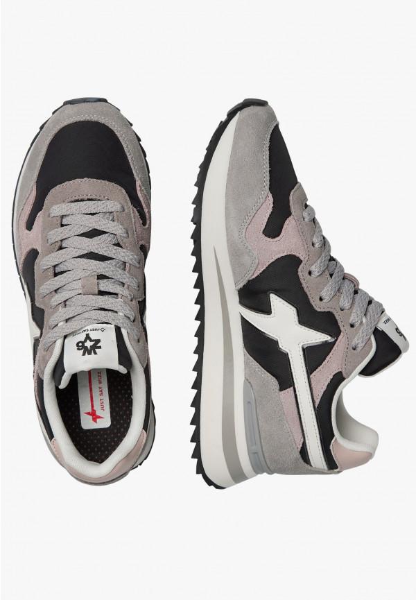 W6yz Sneakers in tessuto tecnico e suede Grigio -YAK-W In Vendita