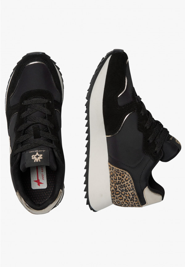 W6yz Sneakers in suede e tessuto tecnico Rosa -JET-W Saldi Di Fabbrica