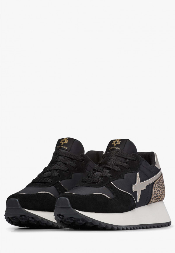 W6yz Sneakers in suede e tessuto tecnico Rosa -JET-W Saldi Di Fabbrica