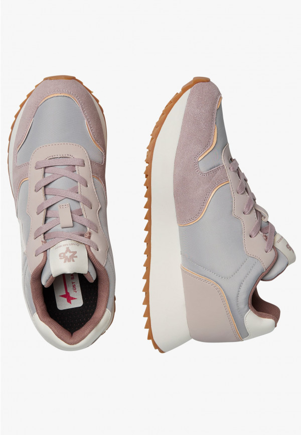 W6yz Sneakers in suede e tessuto tecnico Rosa -JET-W Vendite Flash