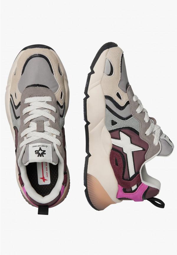 W6yz Sneakers in suede e tessuto tecnico Grigio -SARAH-W 2025