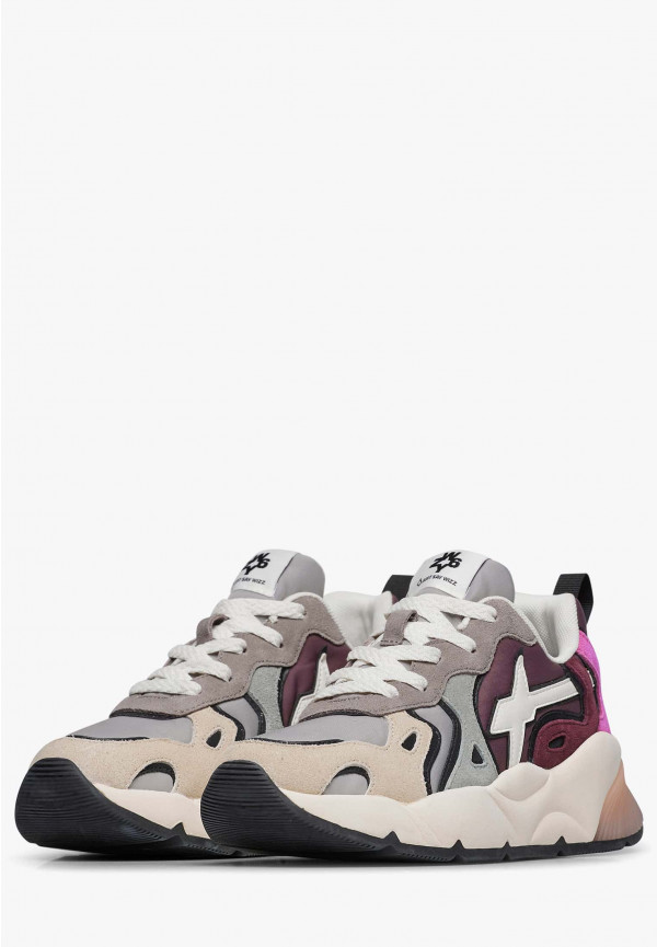W6yz Sneakers in suede e tessuto tecnico Grigio -SARAH-W 2025
