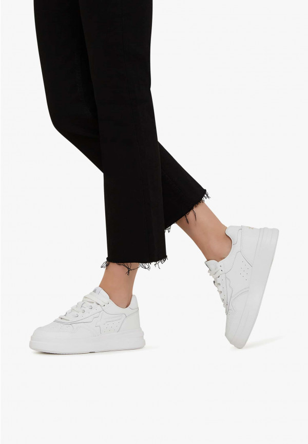 W6yz Sneakers in pelle Bianco ghiaccio -XENIA W Offerta Anniversario
