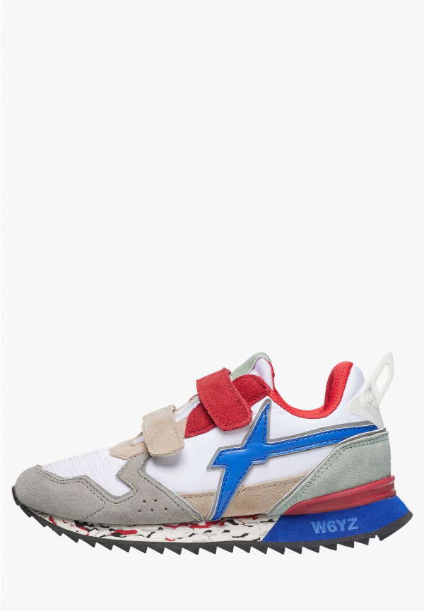 W6yz Sneakers in tessuto tecnico e suede Grigio -JET VL-J Negozi Online