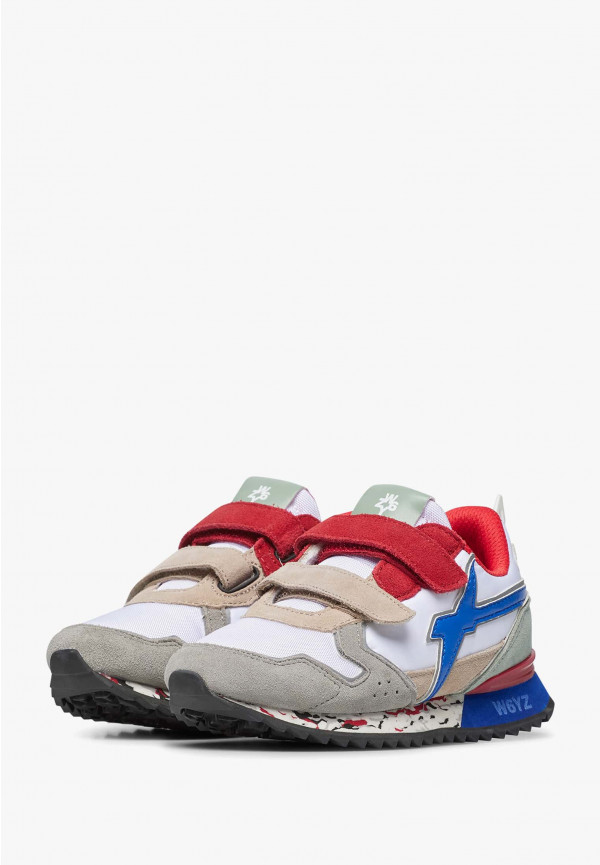 W6yz Sneakers in tessuto tecnico e suede Grigio -JET VL-J Negozi Online