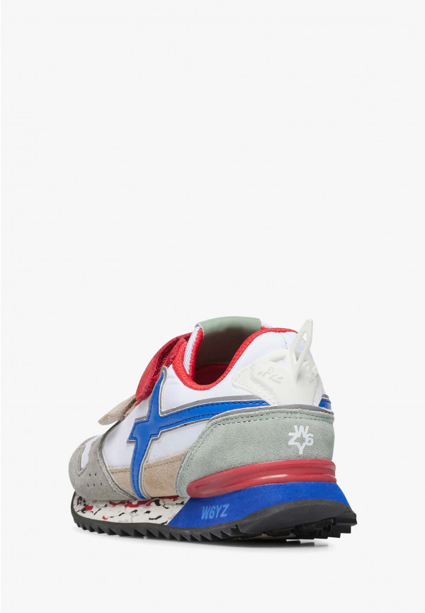 W6yz Sneakers in tessuto tecnico e suede Grigio -JET VL-J Negozi Online