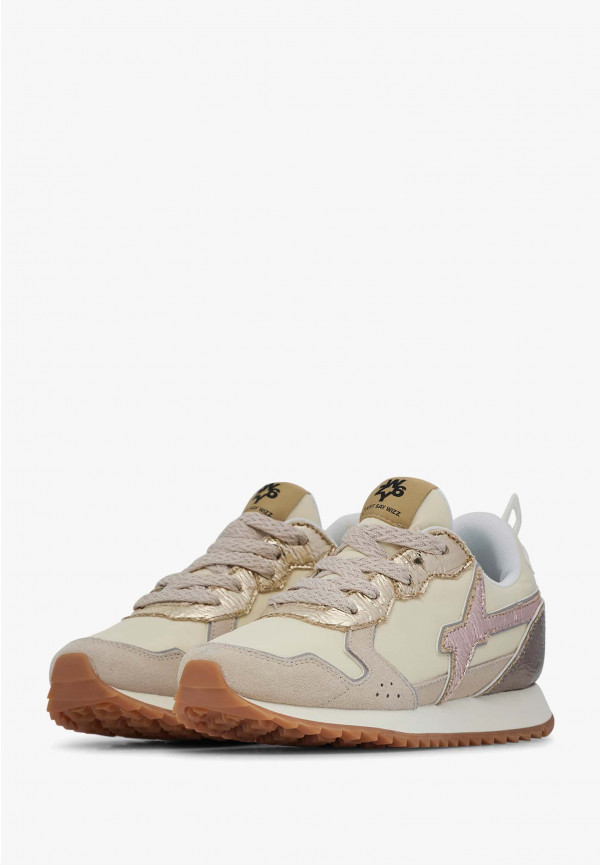 W6yz Sneakers in tessuto tecnico e suede Beige -JET-J Offerte stagionali