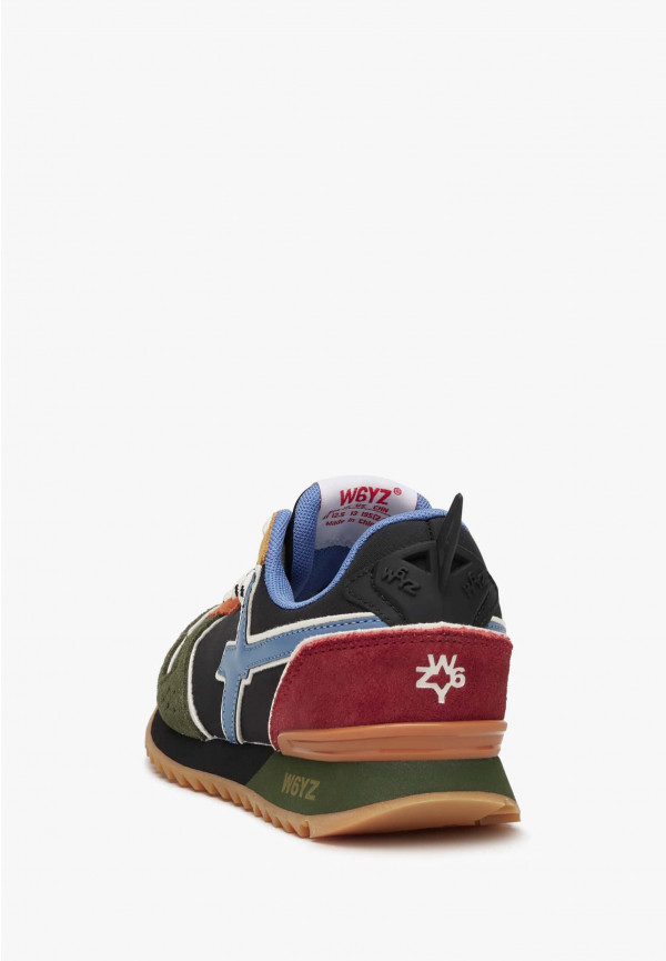 W6yz Sneakers in tessuto tecnico e suede Militare -JET-J Prezzo Ridotto