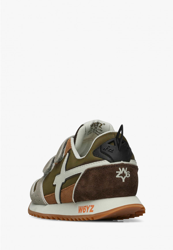 W6yz Sneakers in tessuto tecnico e suede Tortora -JET VL-J Convenienza