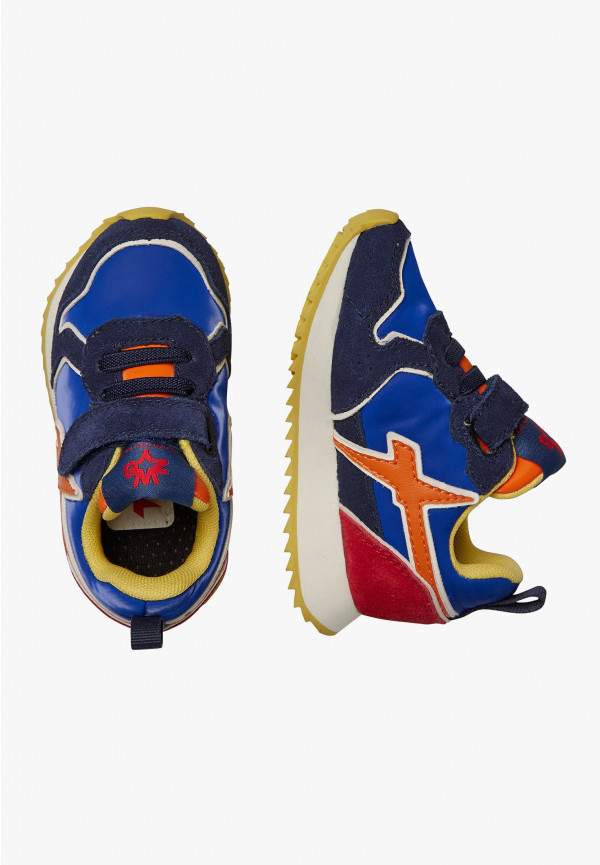 W6yz Sneakers in suede e tessuto tecnico Nero -JET-BABY Outlet