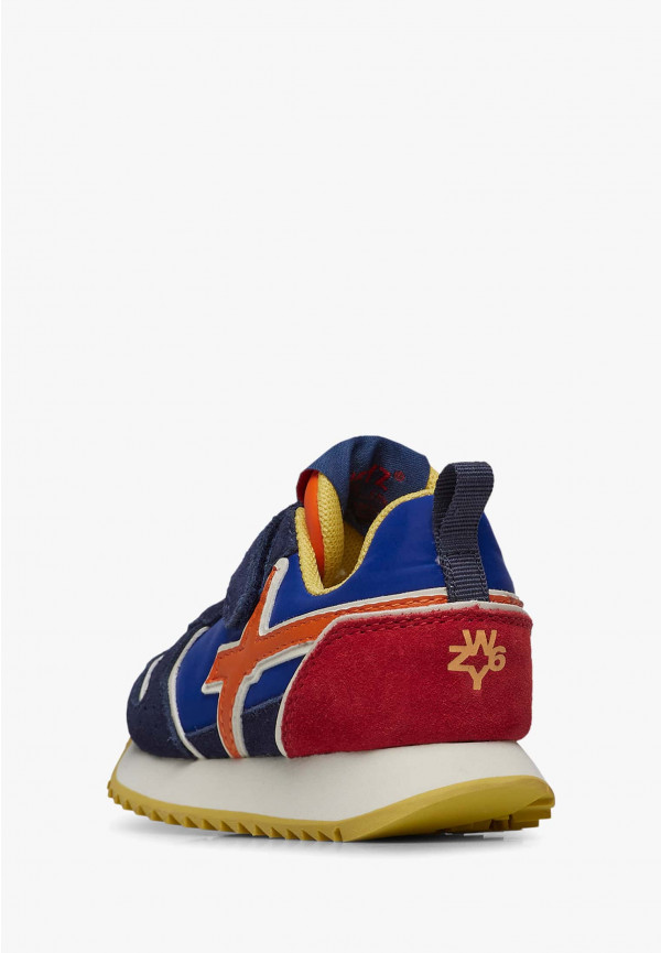 W6yz Sneakers in suede e tessuto tecnico Nero -JET-BABY Outlet