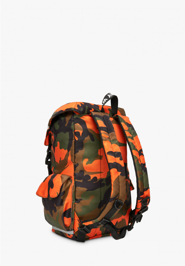 W6yz Zaino con stampa camouflage Arancione -BOOST Saldi