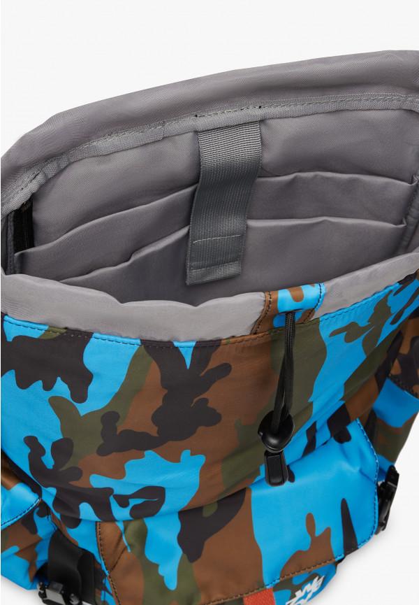 W6yz Zaino con stampa camouflage Azzurro -BOOST Offerte