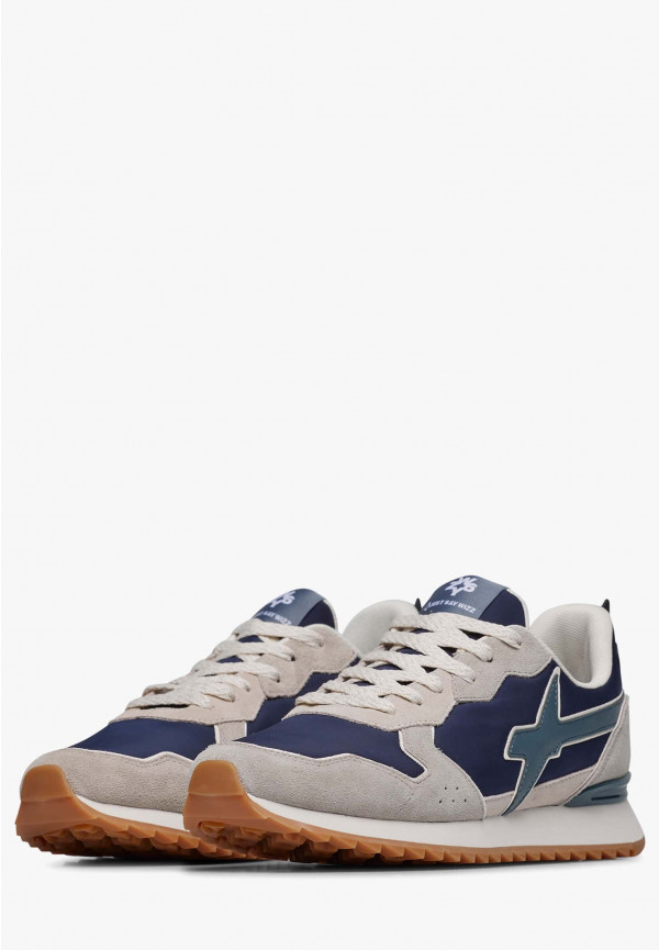 W6yz Sneakers in tessuto tecnico e suede Beige -JET-M Vendita Economica