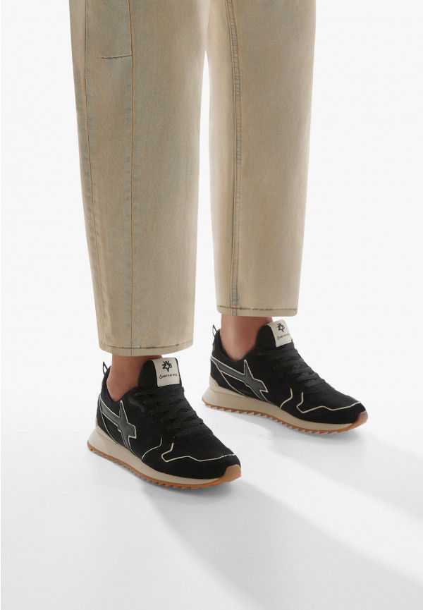 W6yz Sneakers in suede Nero -JET-M I Più Venduti