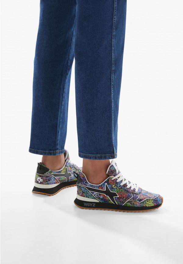 W6yz Sneakers in ecopelle Nero -JET-M Vendite Flash