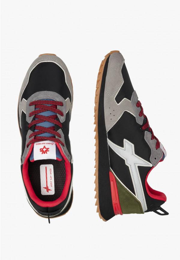 W6yz Sneakers in tessuto tecnico e suede Grigio -JET-M Italy