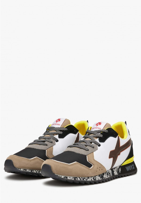 W6yz Sneakers in tessuto tecnico e suede Bianco-Grigio -JET-M 2025