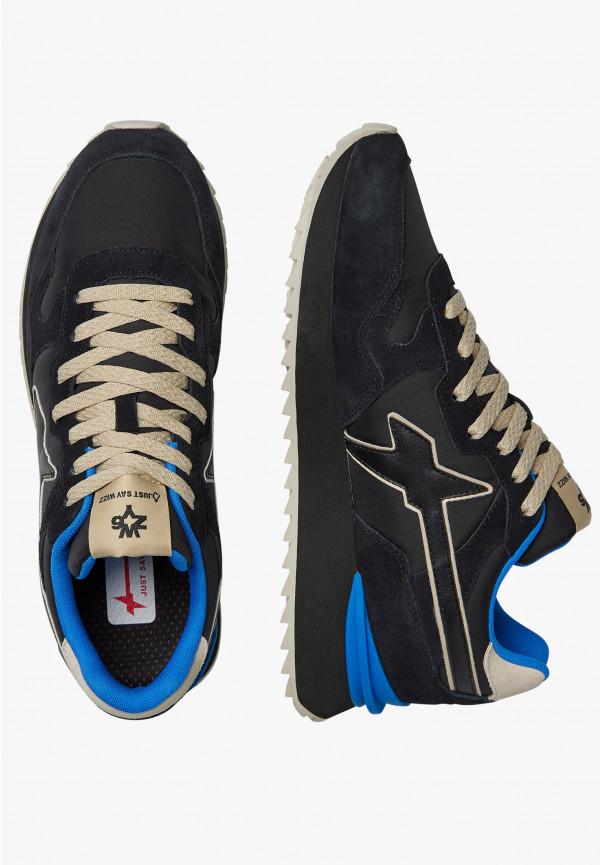 W6yz Sneakers in tessuto tecnico e suede Nero -YAK-M Acquista Ora