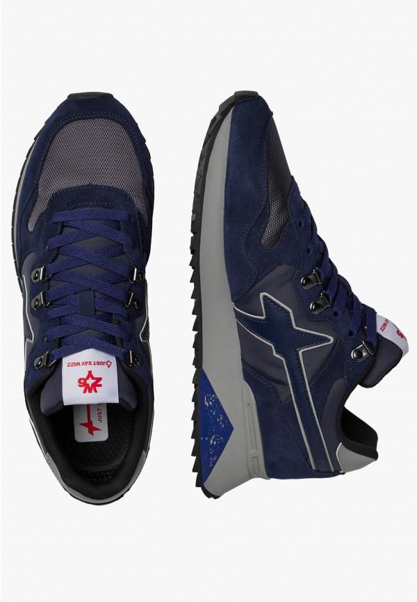 W6yz Sneakers in tessuto tecnico e suede Blu -YAK-M Shopping Online