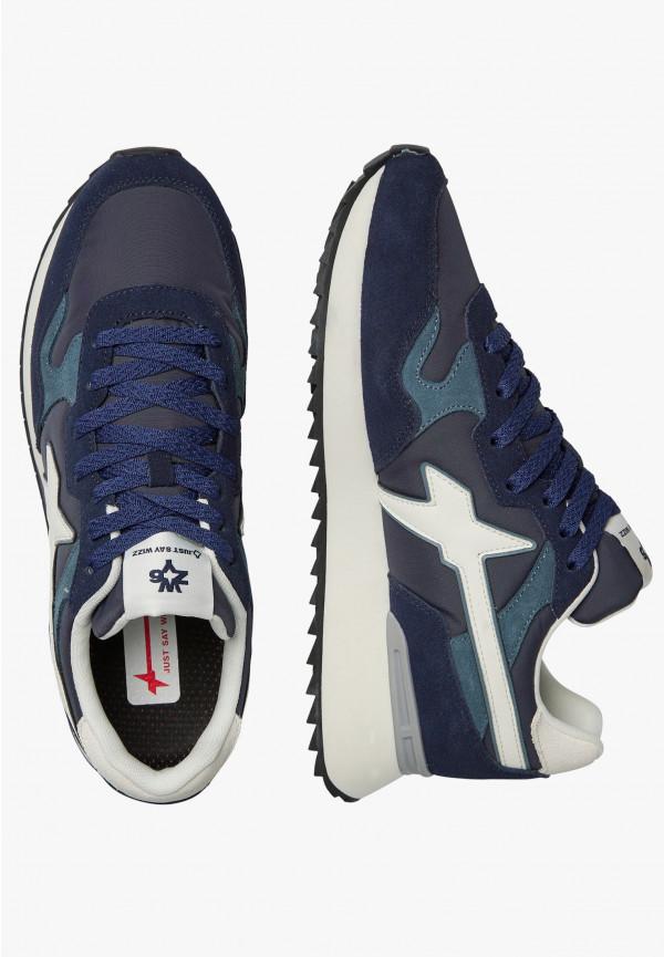 W6yz Sneakers in tessuto tecnico e suede Navy -YAK-M Affare Del Giorno