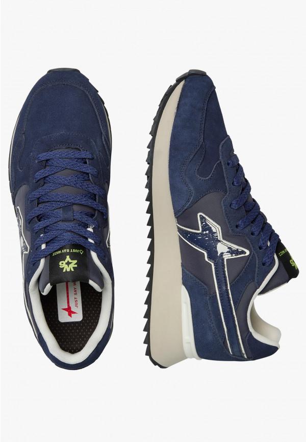 W6yz Sneakers in tessuto tecnico e suede Navy -YAK-M Prezzo Ridotto