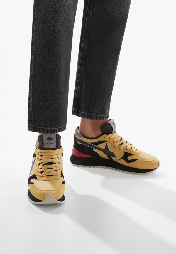 W6yz Sneakers in tessuto tecnico e suede Zucca -YAK-M Convenienza