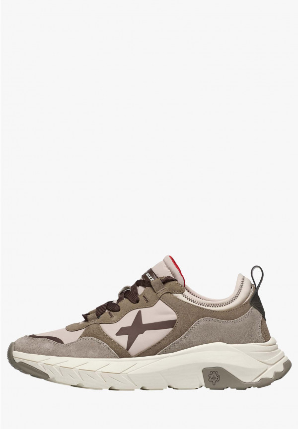 W6yz Sneakers in suede e tessuto tecnico Tortora -NEXT-M Hotsell