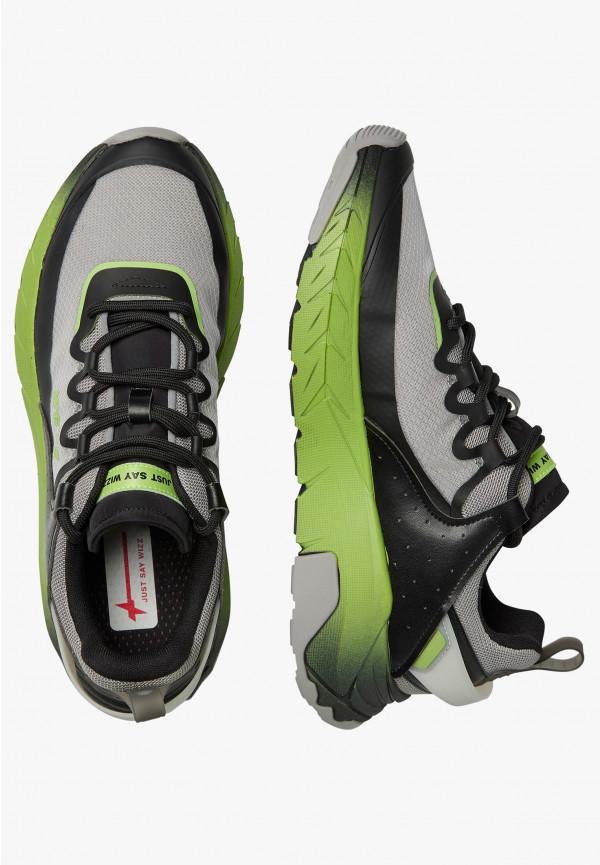 W6yz Sneakers in ecopelle e tessuto tecnico Grigio -WILL-M Vendita Economica