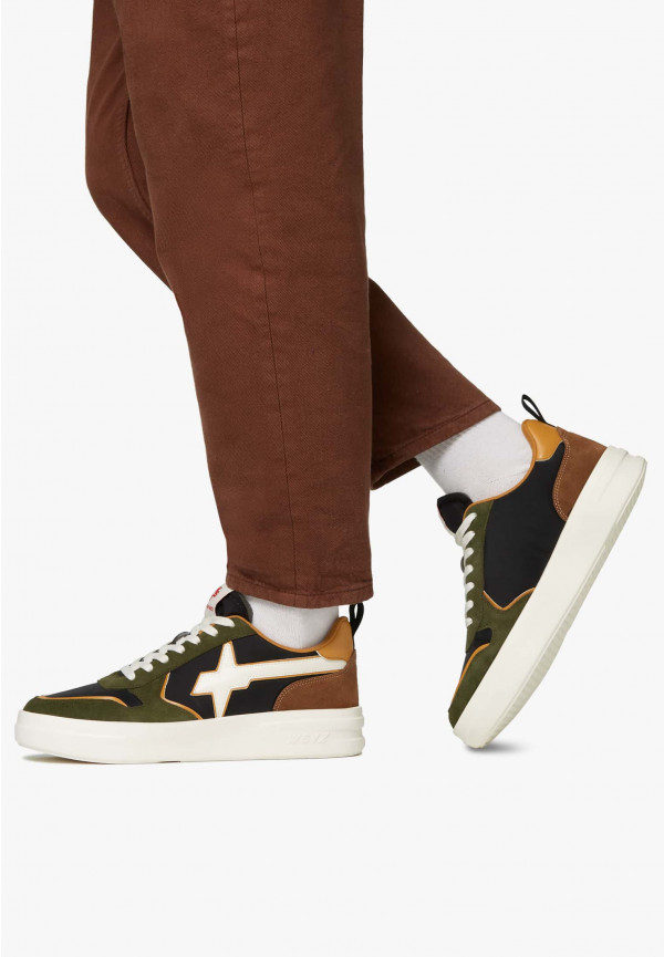 W6yz Sneakers in tessuto tecnico e suede Militare -BOND-M Vendite Flash