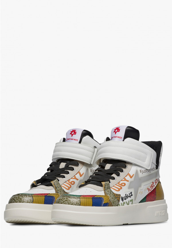 W6yz Sneakers alla caviglia in pelle Bianco -Q-UNI In Saldo