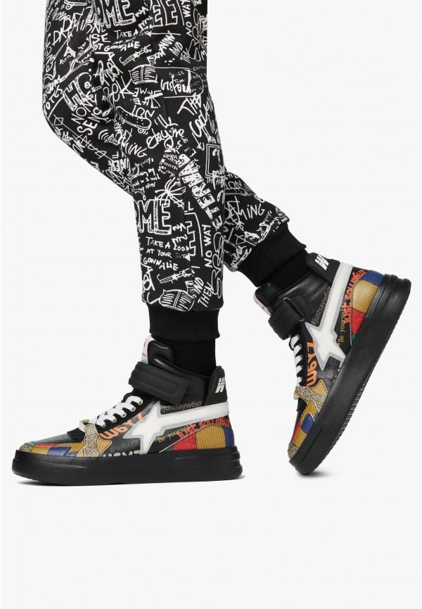 W6yz Sneakers alla caviglia in pelle Nero -Q-UNI Italy