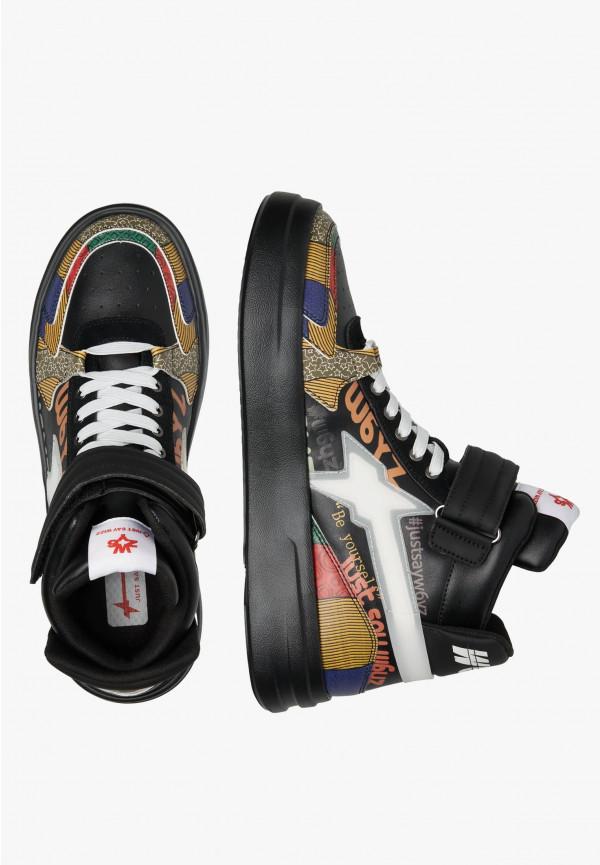 W6yz Sneakers alla caviglia in pelle Nero -Q-UNI Italy