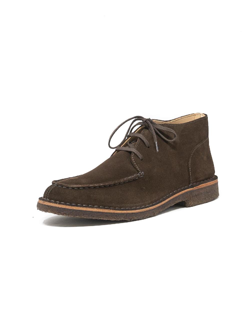 Wally Walker moc-toe Astorflex in pelle scamosciata Deukeflex Dark Chestnut Saldi Di Fabbrica