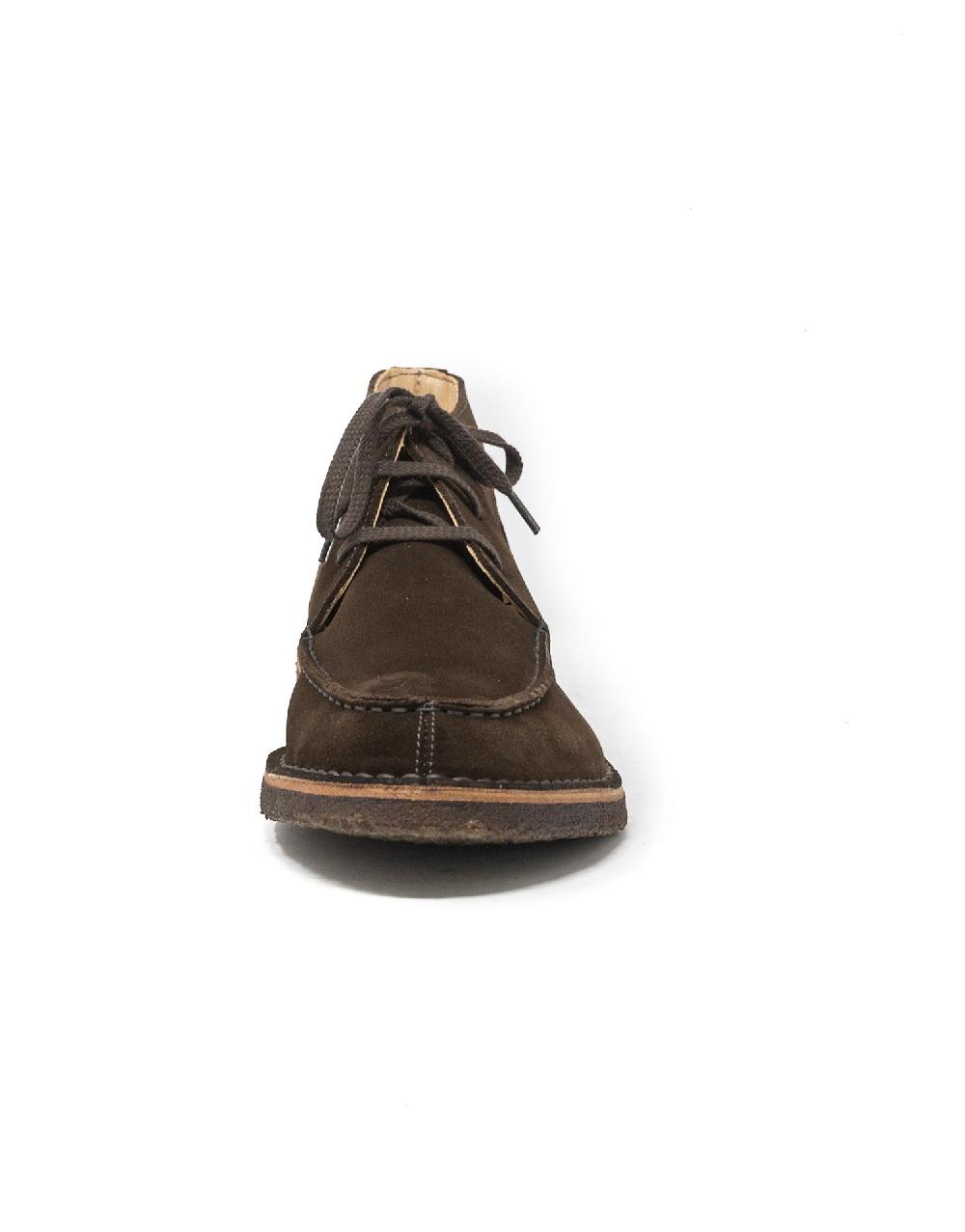 Wally Walker moc-toe Astorflex in pelle scamosciata Deukeflex Dark Chestnut Saldi Di Fabbrica