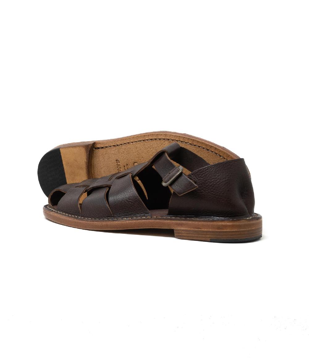Wally Walker Astorflex – sandalo uomo in pelle Monkflex caffè In Saldo