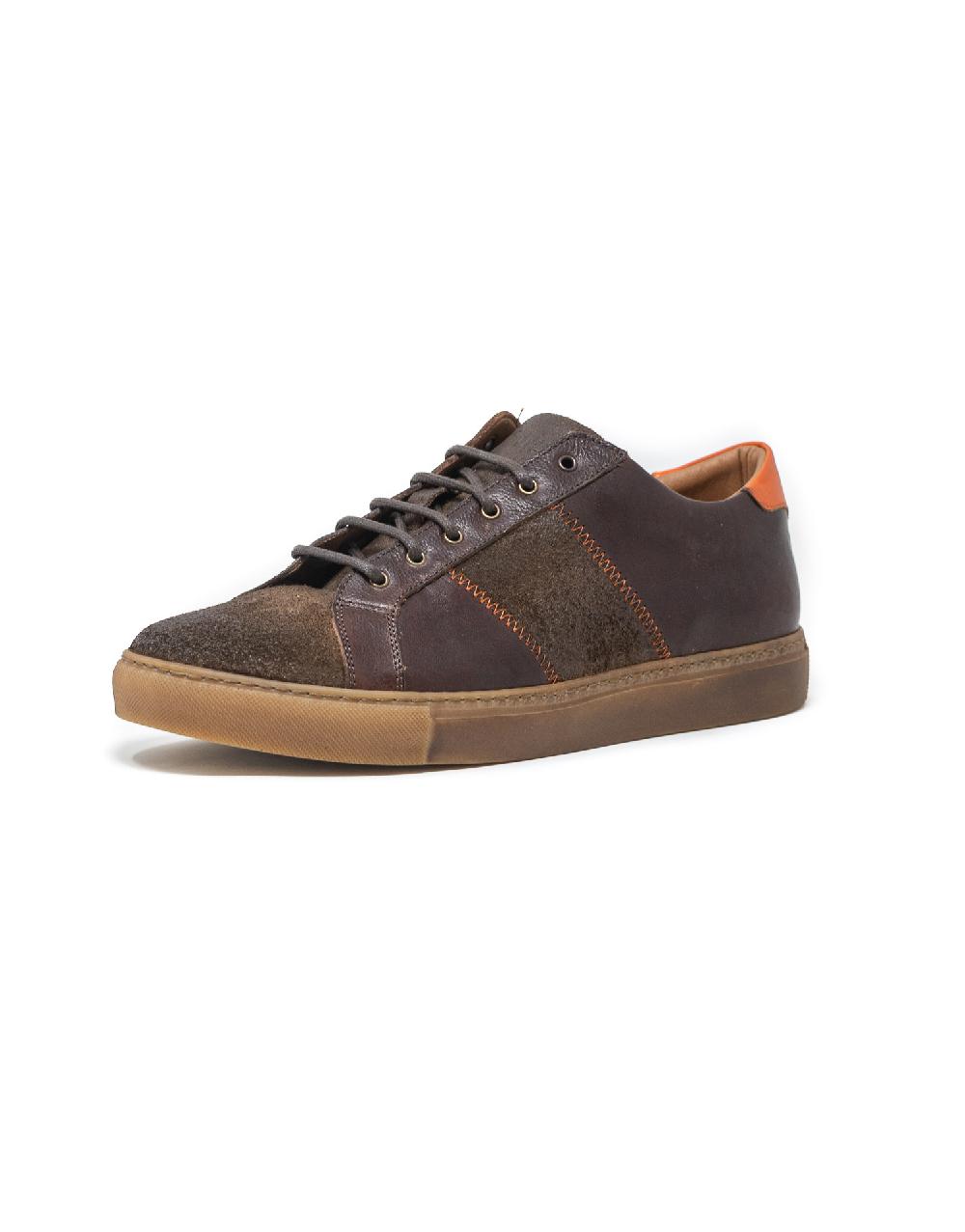 Wally Walker Wally Walker – sneaker in pelle e camoscio Royale dark chestnut Negozio