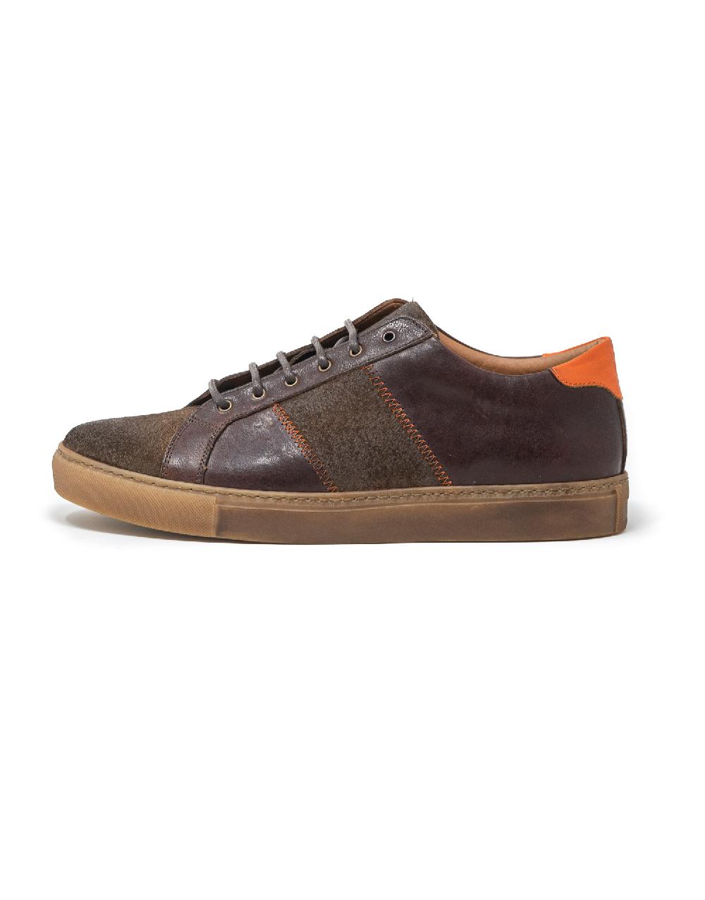 Wally Walker Wally Walker – sneaker in pelle e camoscio Royale dark chestnut Negozio