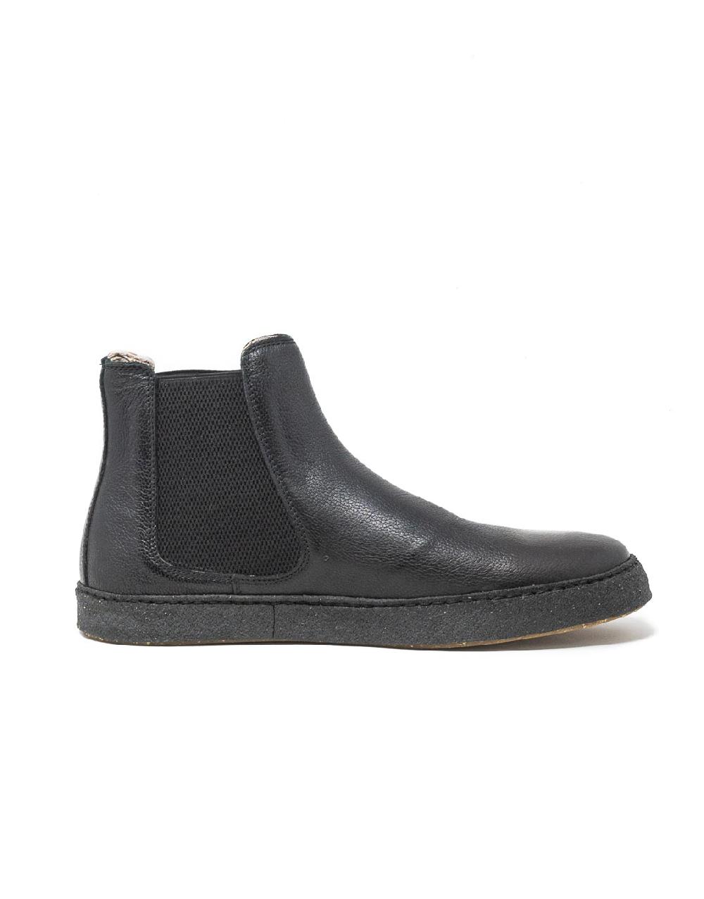 Wally Walker Astorflex – chelsea boot uomo in pelle Rolflex nero Promozione