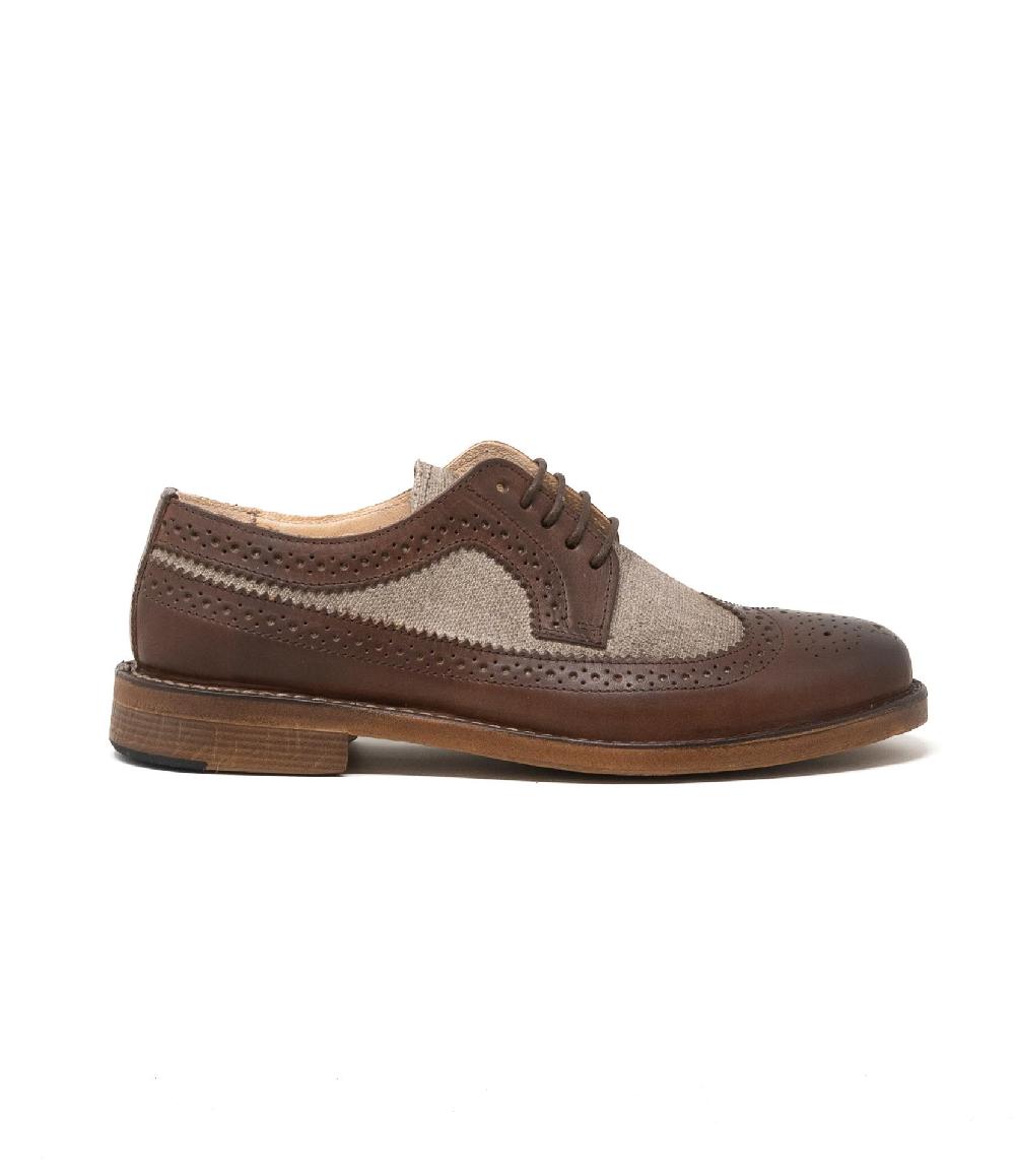 Wally Walker Astorflex – derby in pelle e tessuto Rondiflex sabbia b976 Spedizione Gratuita