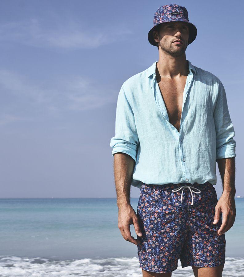 Zeybra COSTUME UOMO FIORI FLUO RECYCLED Nuovo